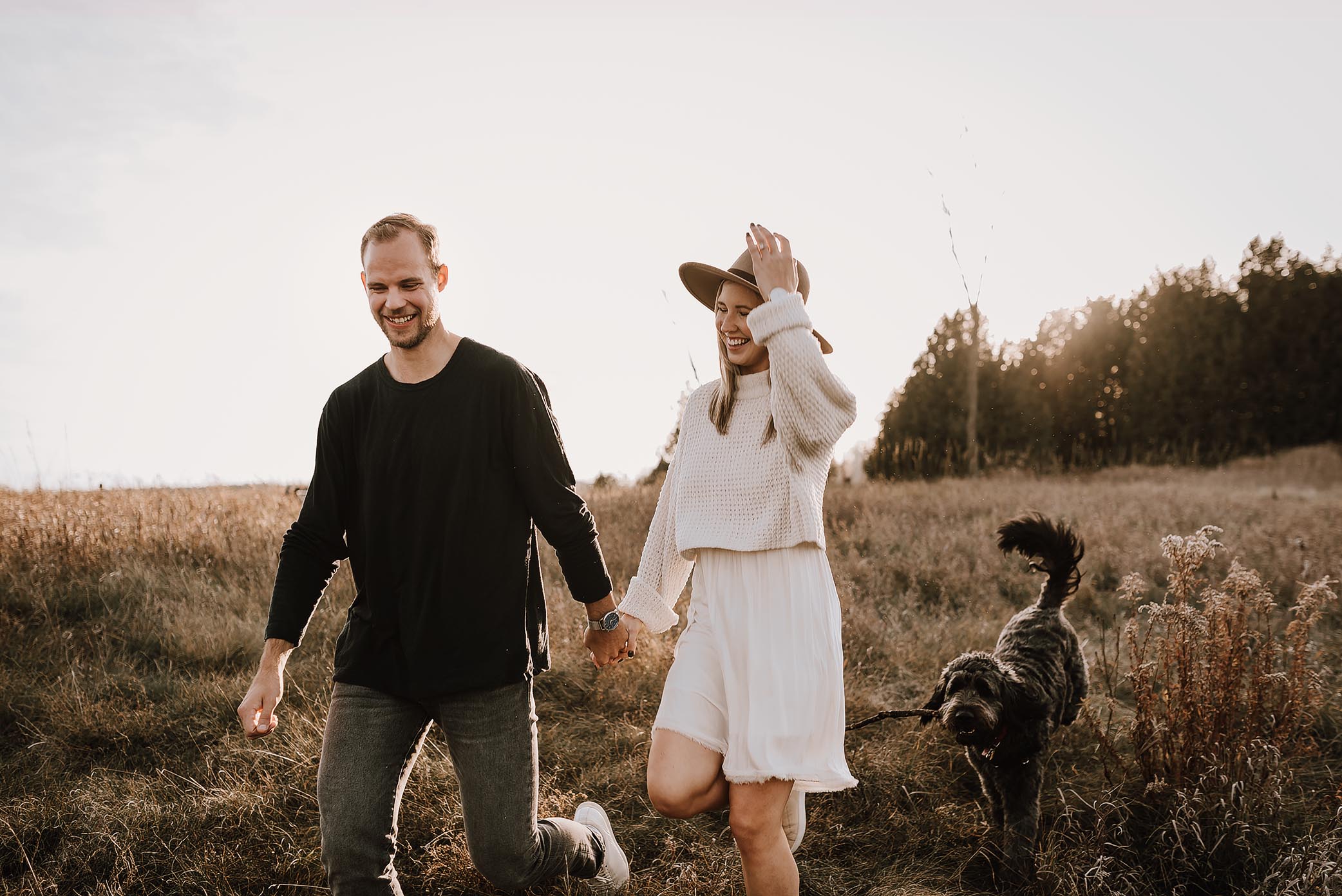 winter cabin elopement