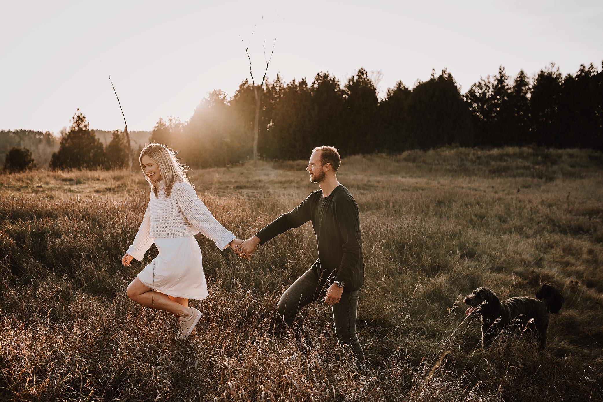 winter cabin elopement