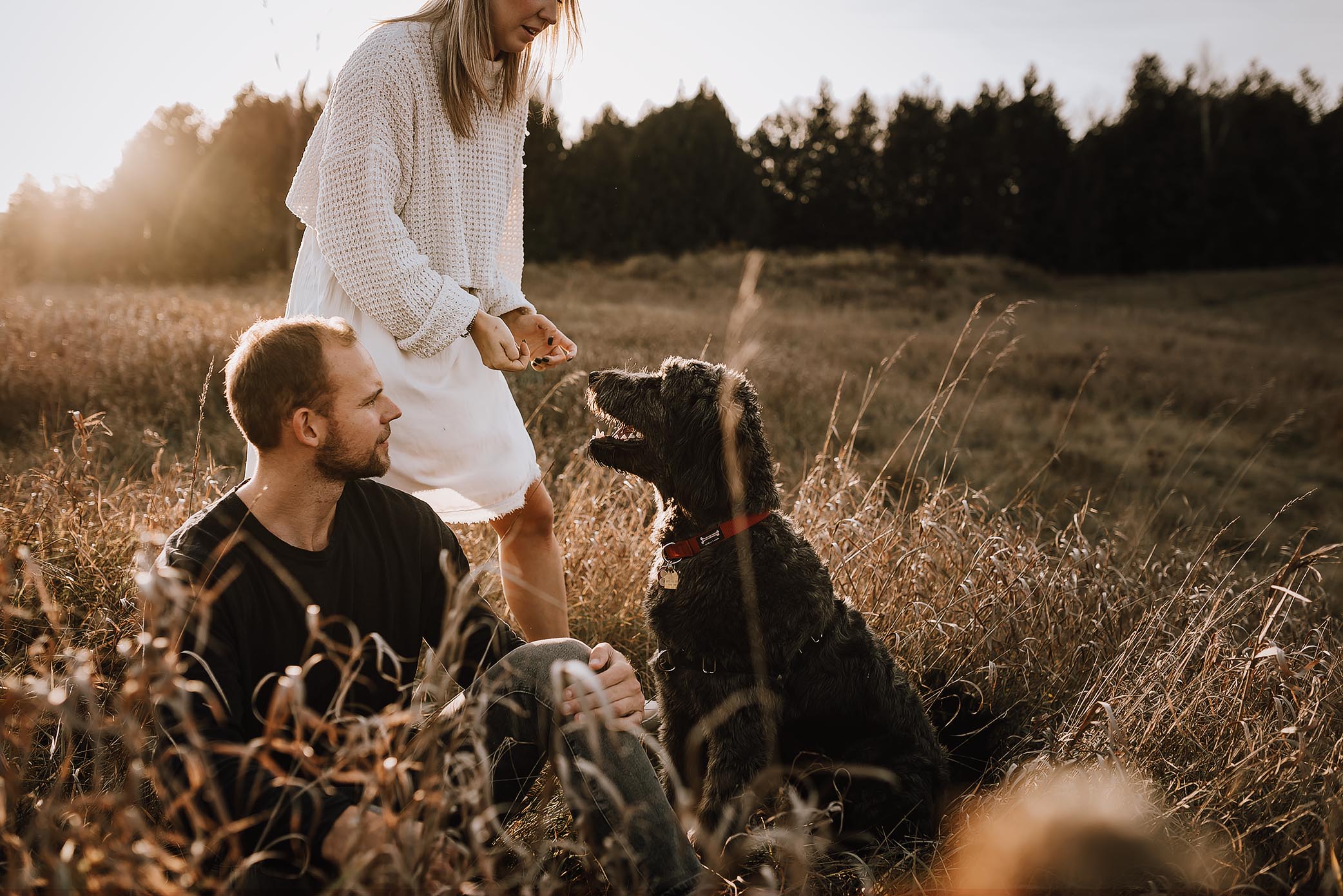 winter cabin elopement