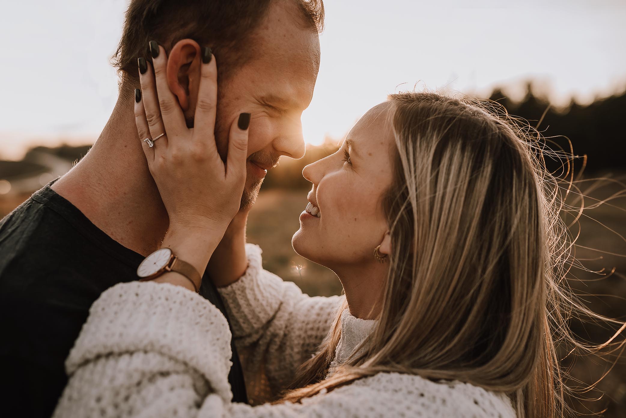 winter cabin elopement