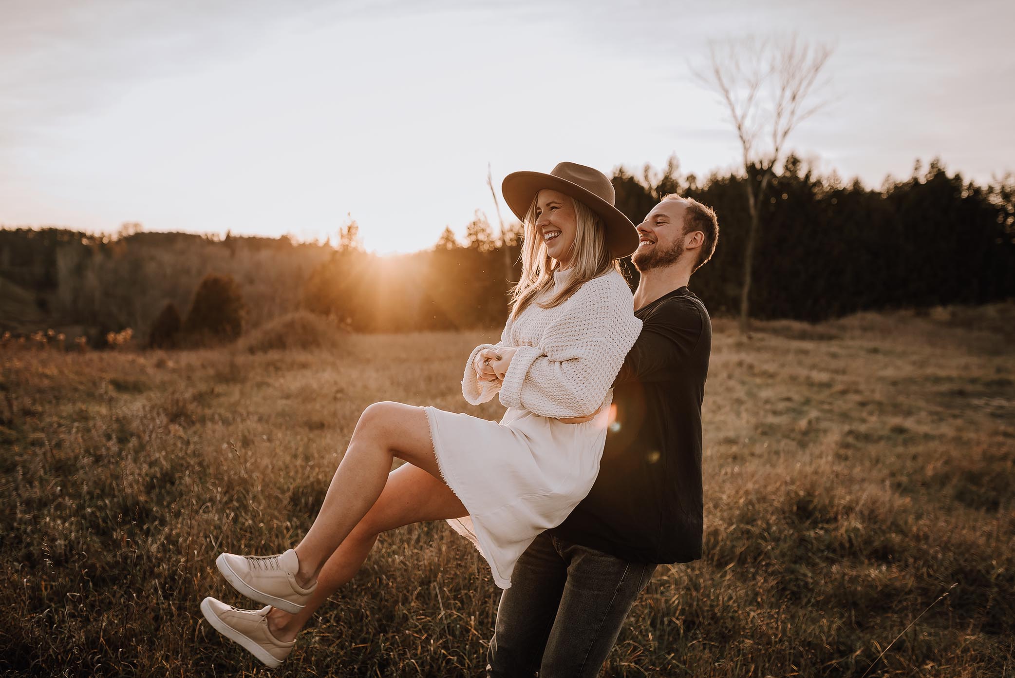 winter cabin elopement