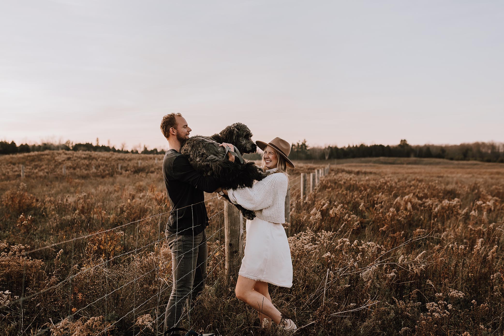 winter cabin elopement