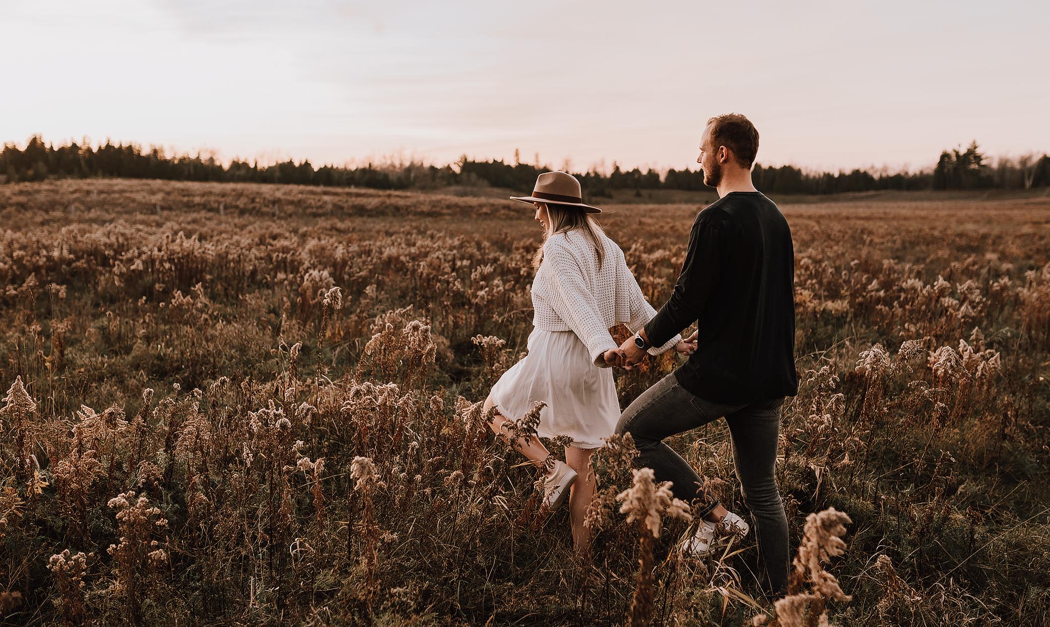 winter cabin elopement