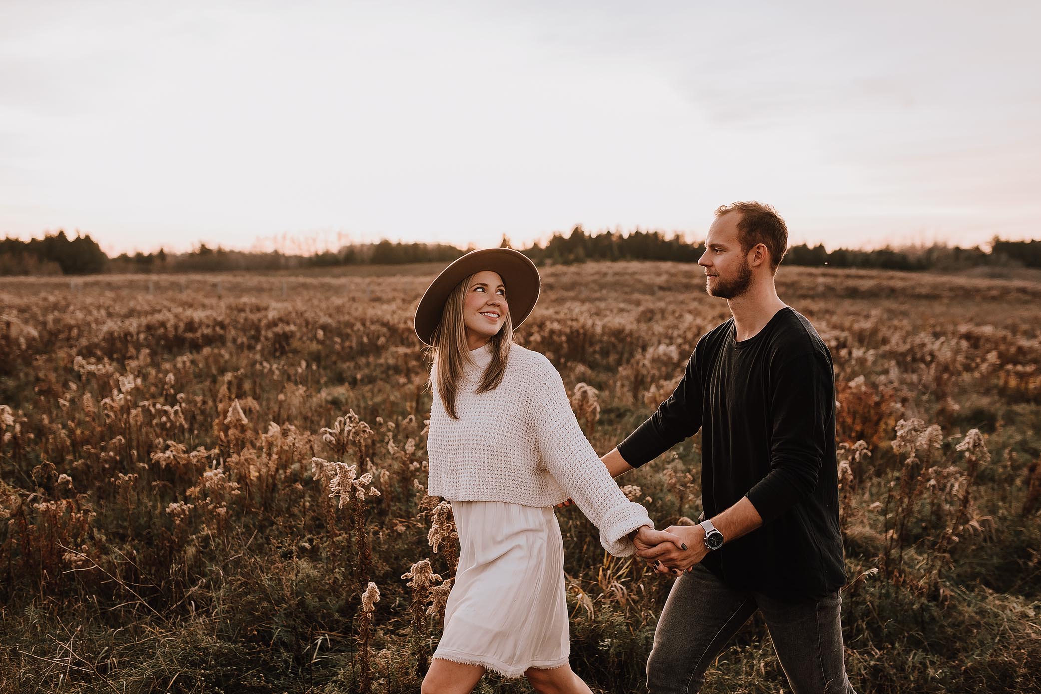 winter cabin elopement