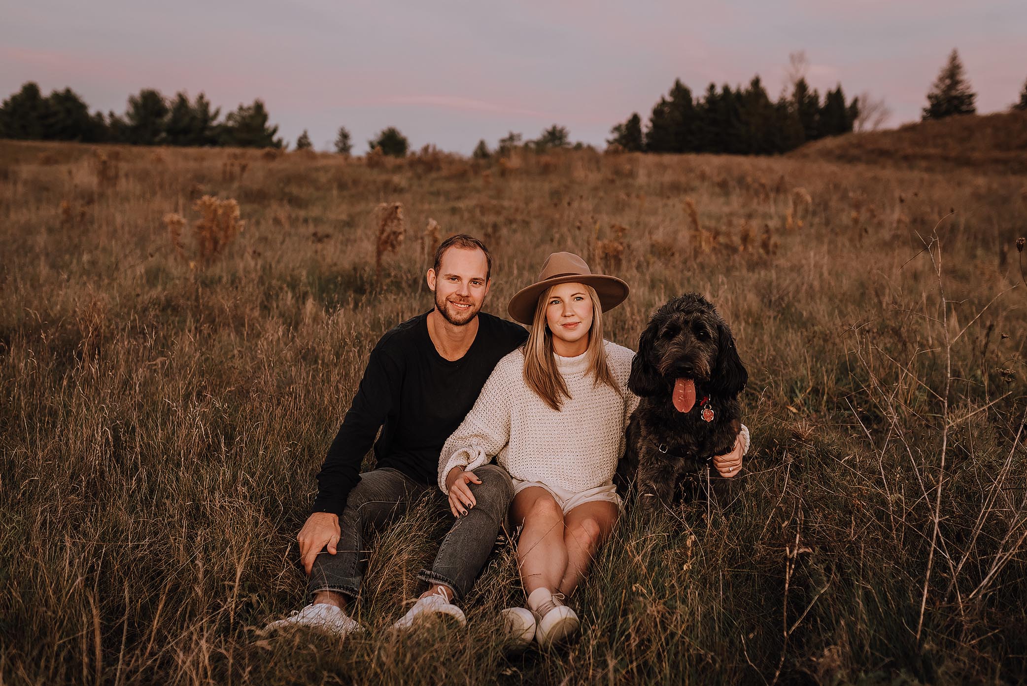 winter cabin elopement