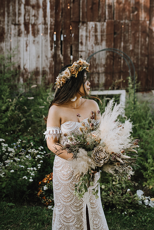 boho barn wedding