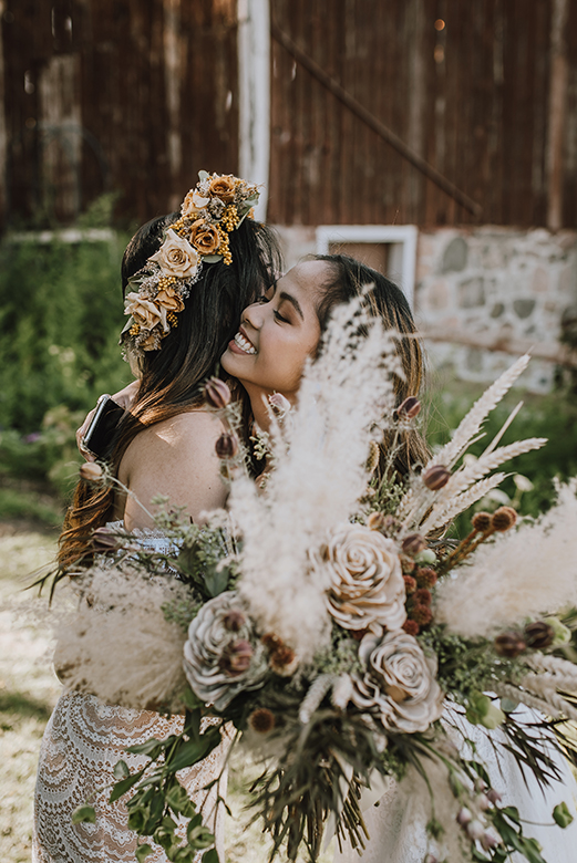 boho barn wedding