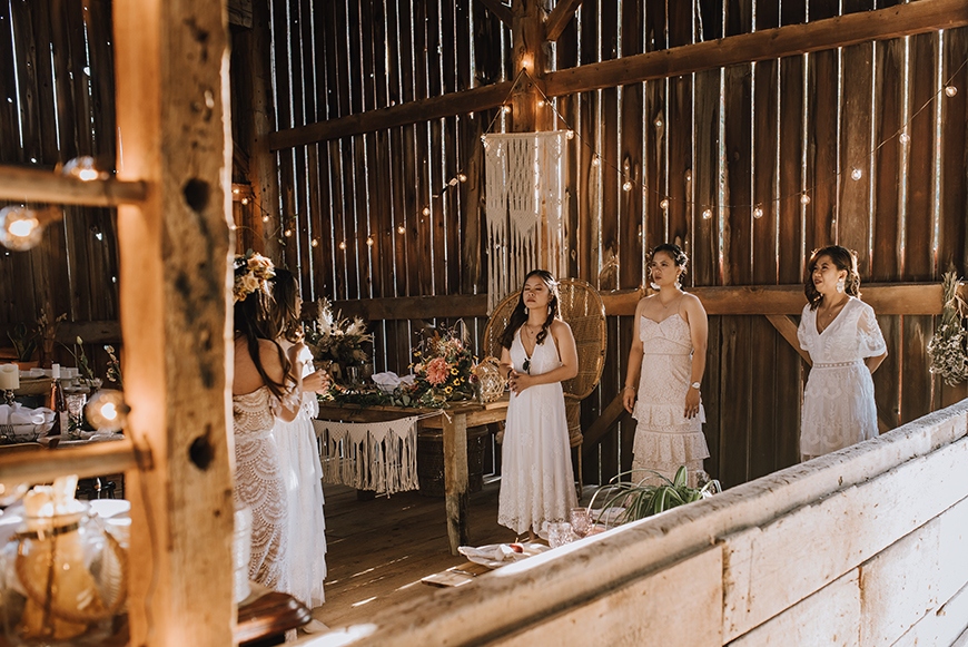 boho barn wedding