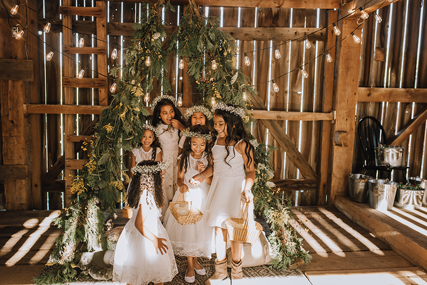 boho barn wedding