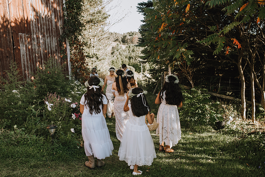 boho barn wedding