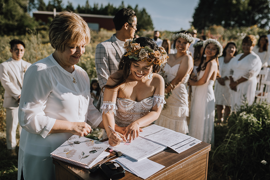 boho barn wedding