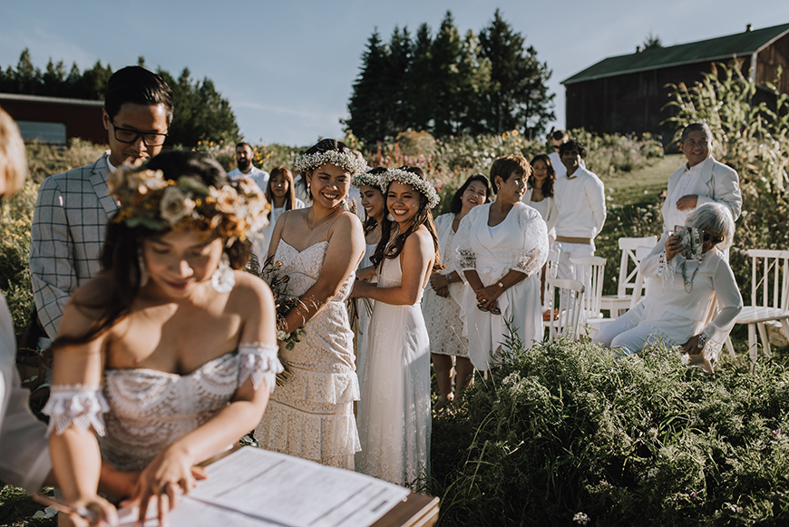 boho barn wedding