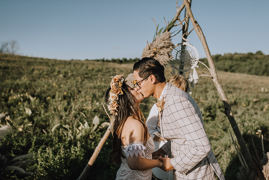 boho barn wedding