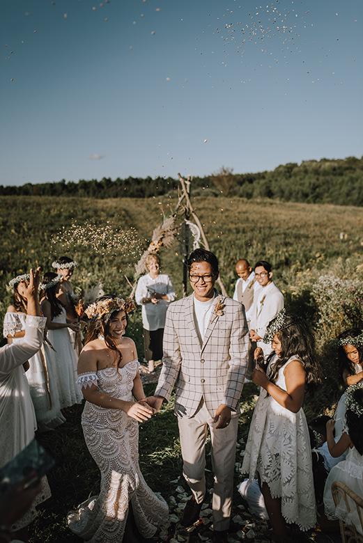 boho barn wedding