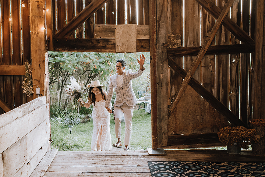 boho barn wedding