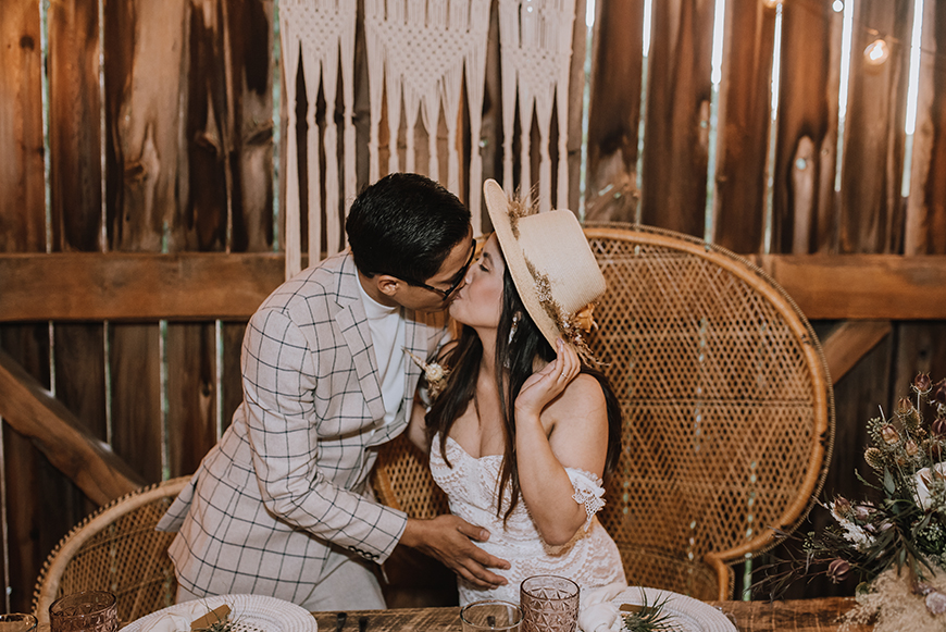 boho barn wedding