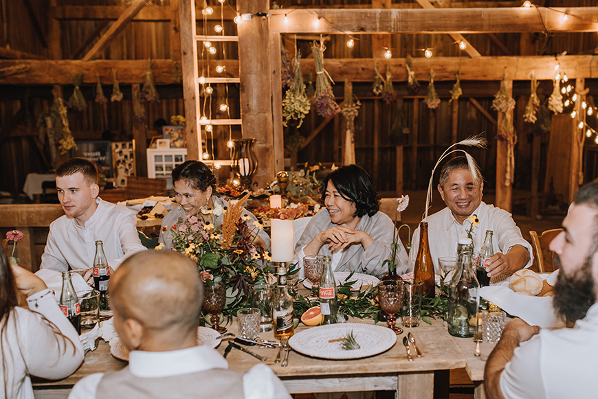 boho barn wedding