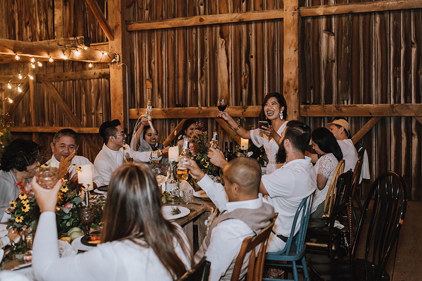 boho barn wedding