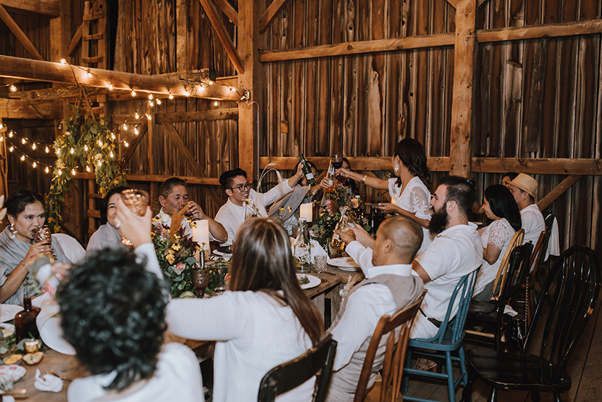 boho barn wedding