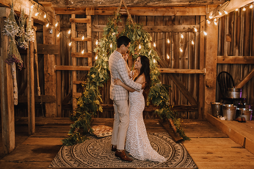 boho barn wedding