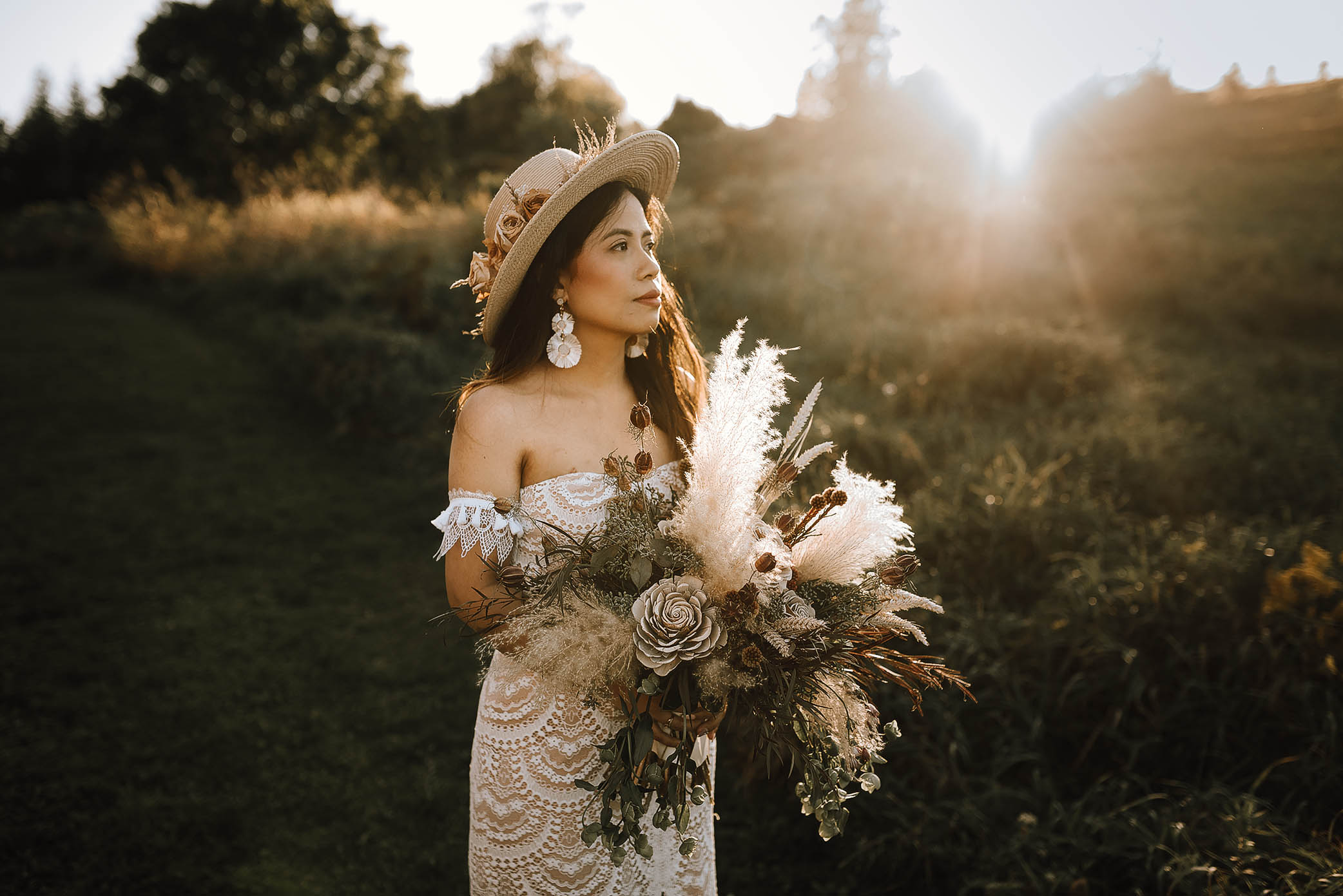 boho barn wedding