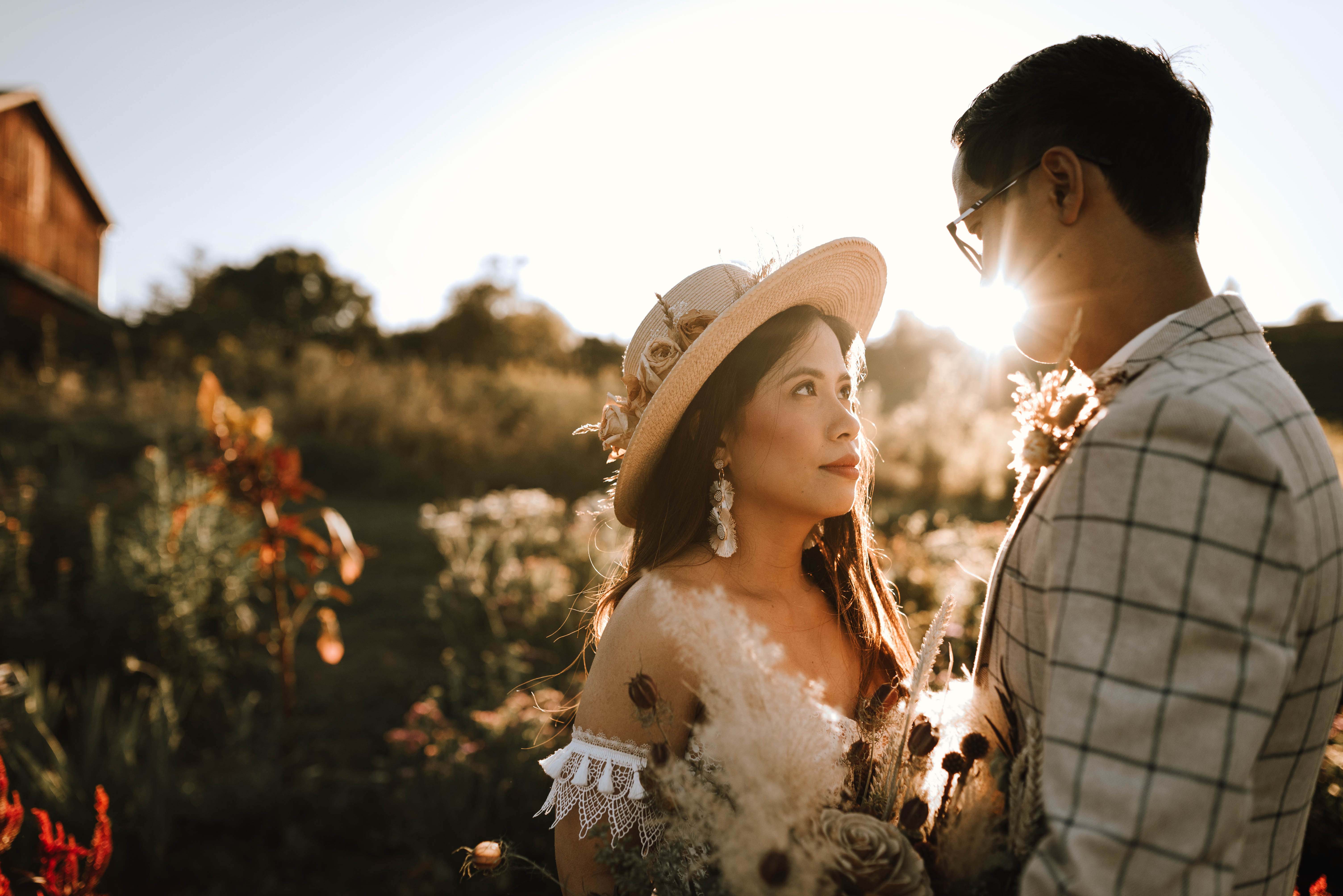 boho barn wedding