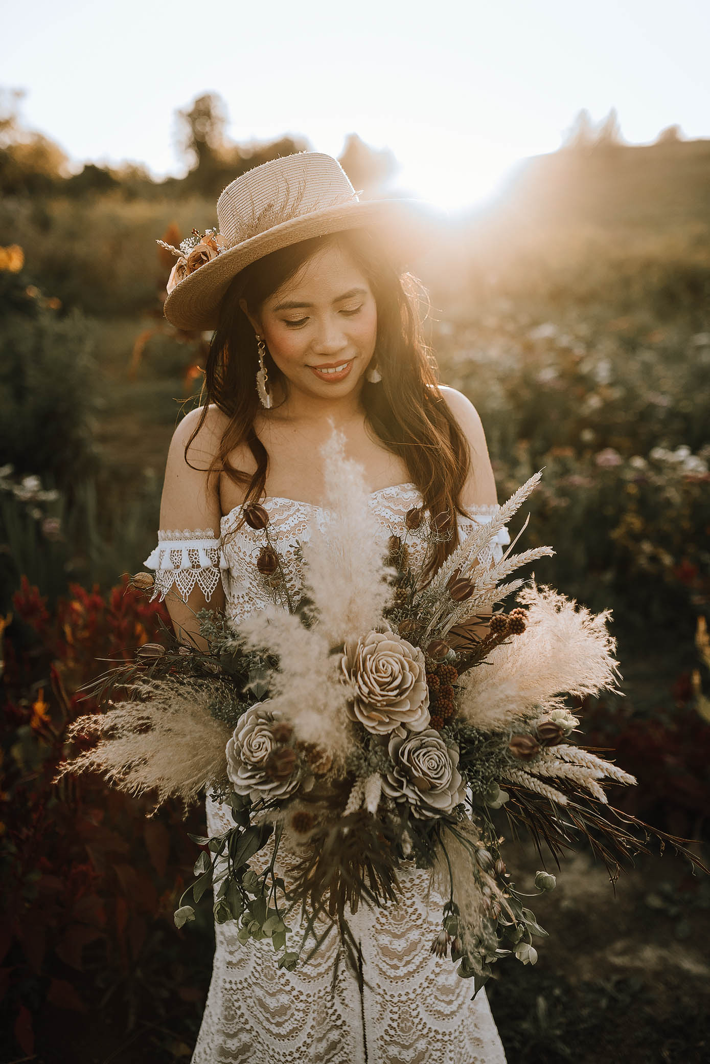 boho barn wedding