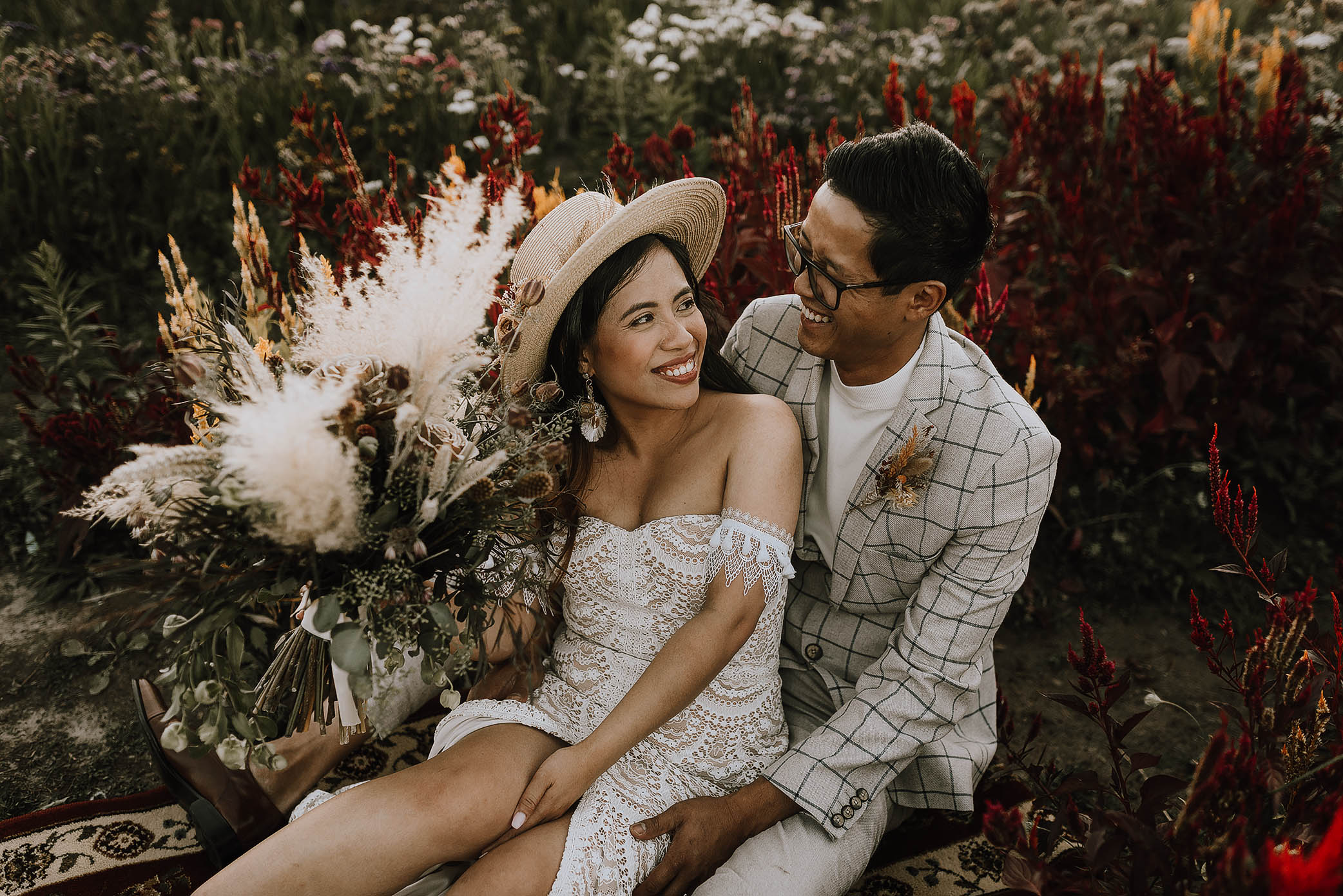 boho barn wedding