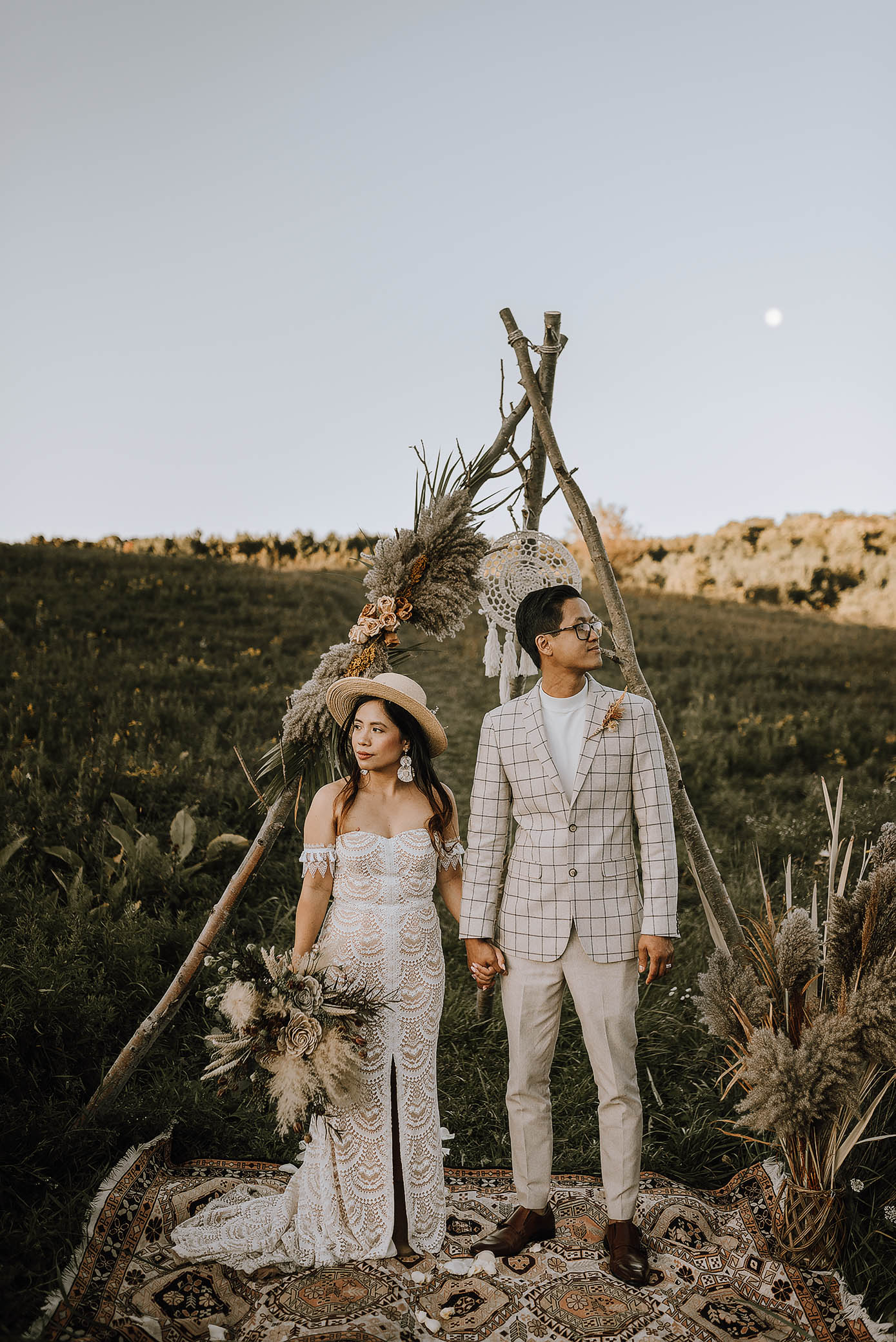 boho barn wedding