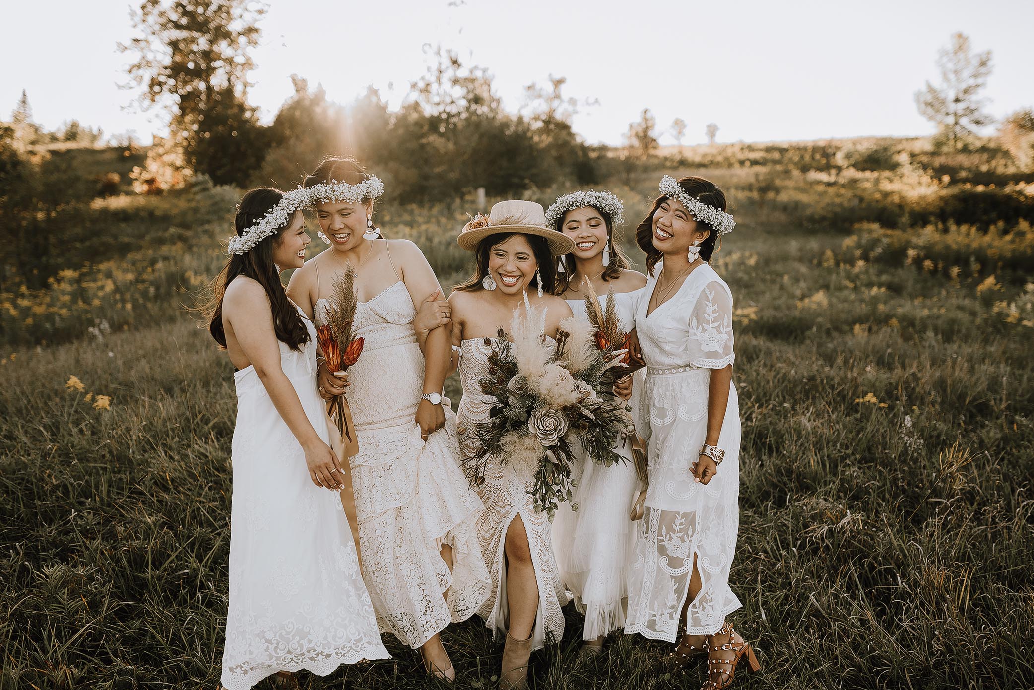 boho barn wedding