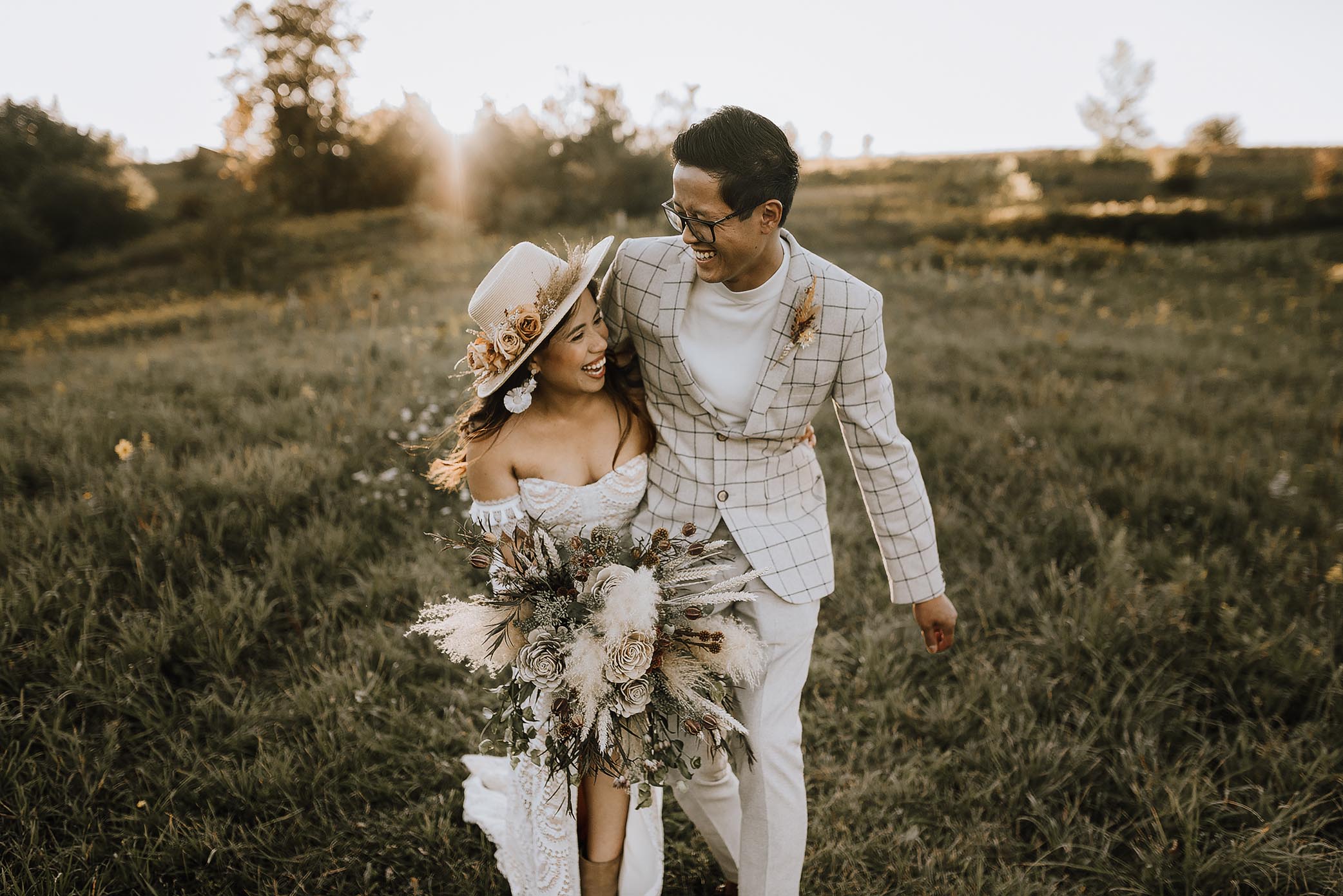 boho barn wedding