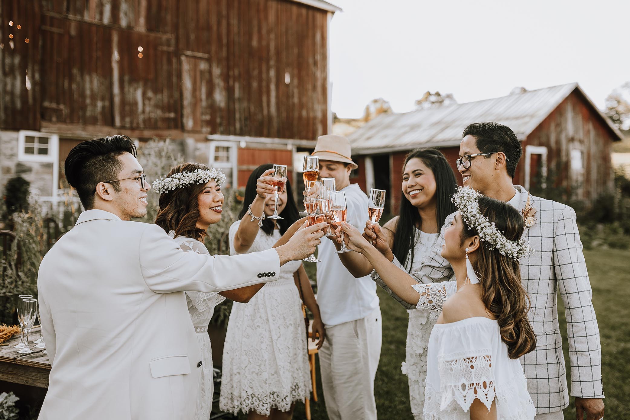 boho barn wedding