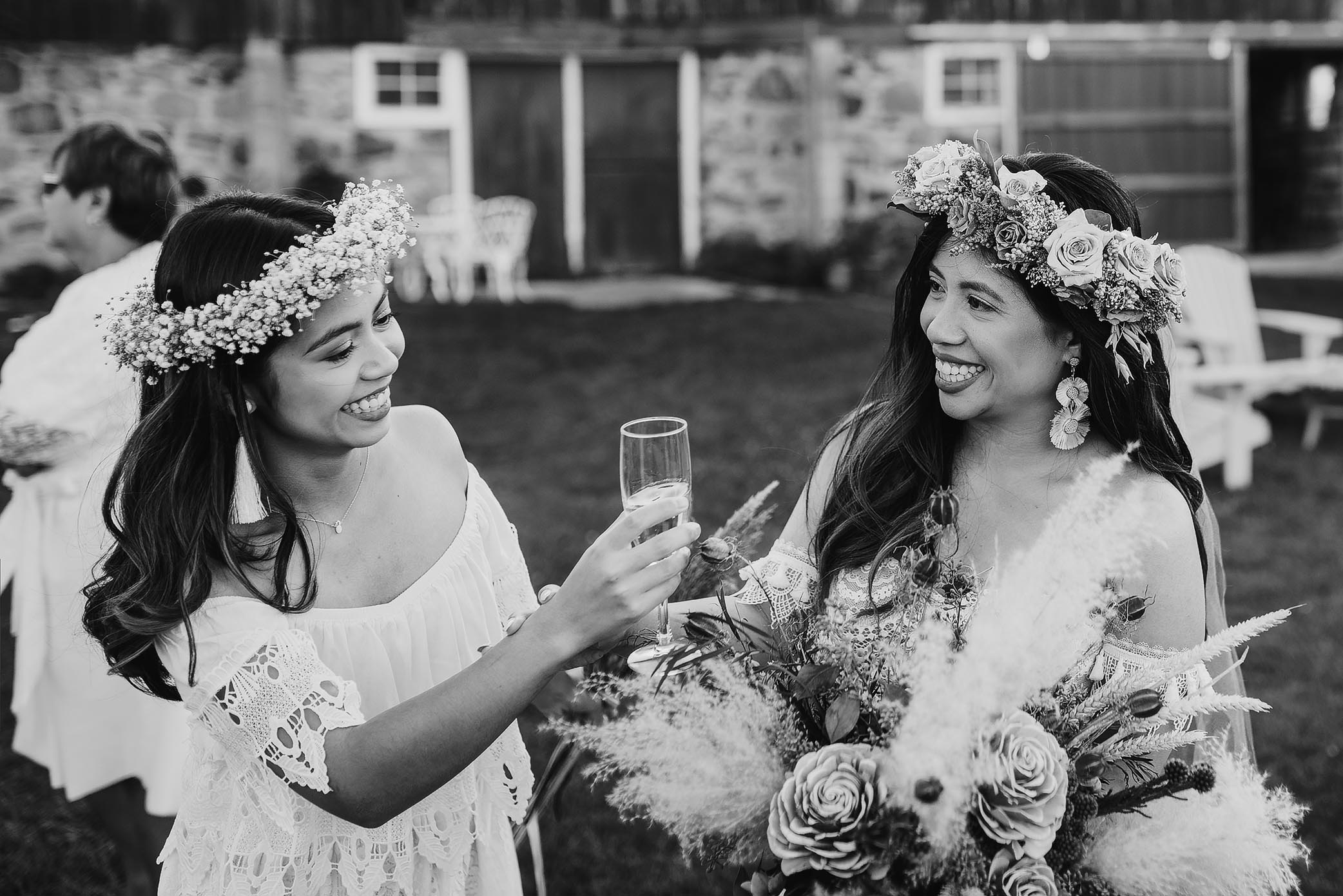 boho barn wedding