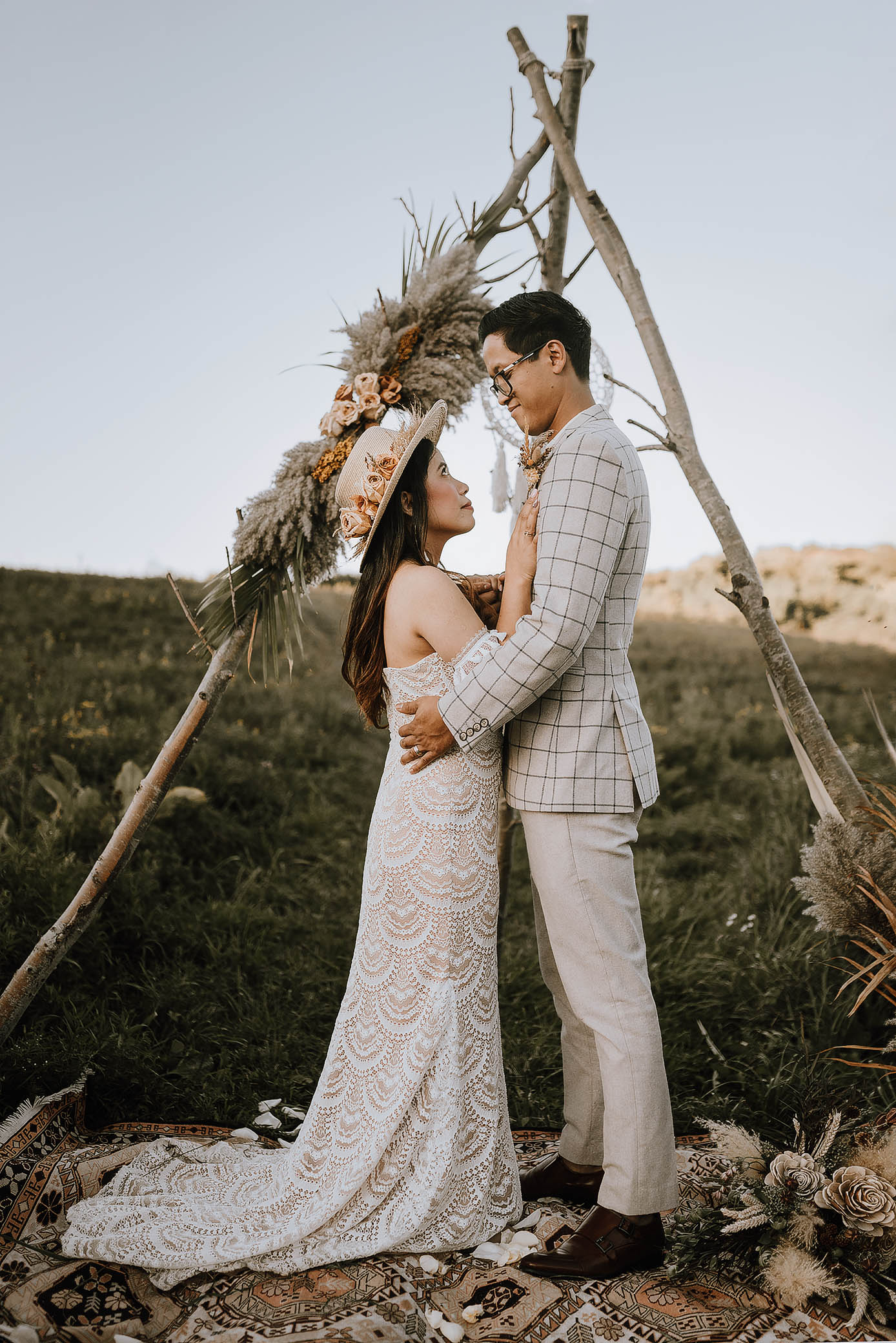 boho barn wedding