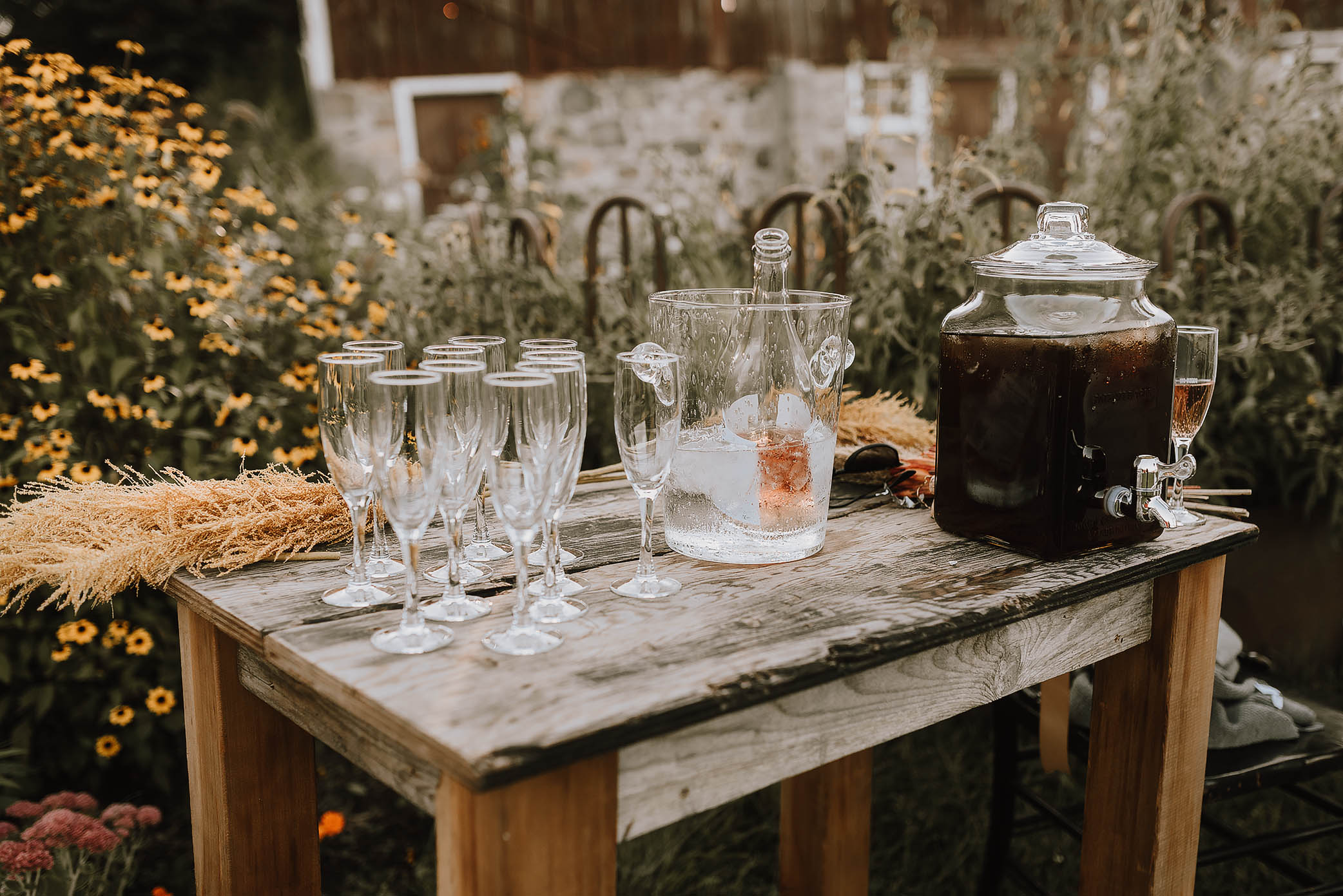 boho barn wedding