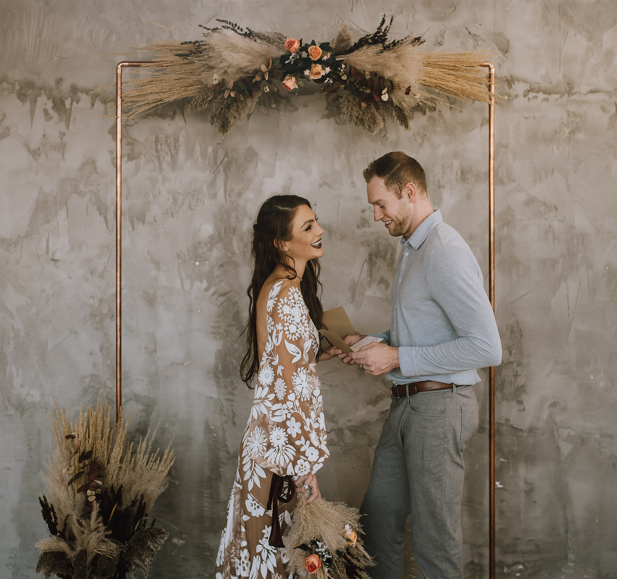 intimate loft elopement