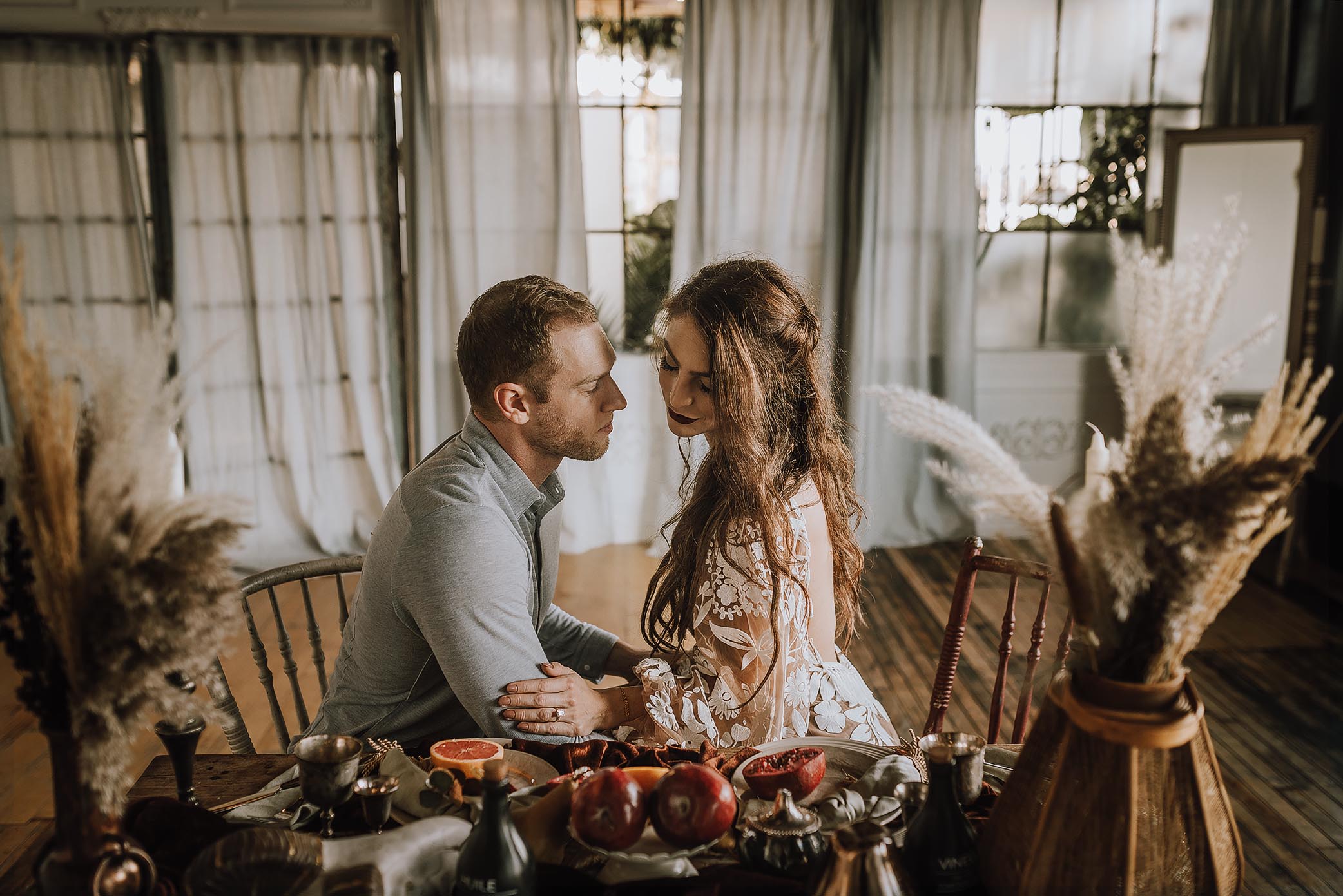 intimate loft elopement